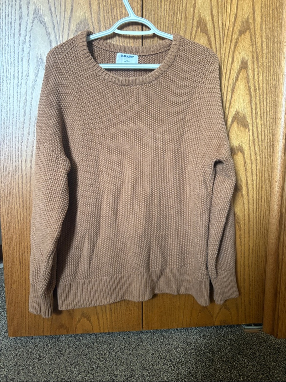 Old Navy Knit Crewneck Sweater - Camel